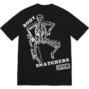 Supreme Body Snatchers Tee Tシャツ 黒 | JP-027486