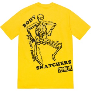 Supreme Body Snatchers Tee Tシャツ 黄色 | JP-781360