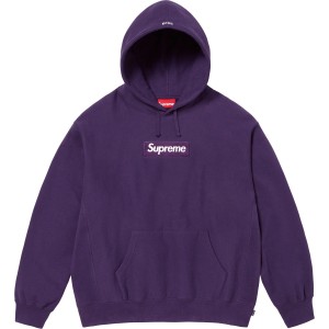 Supreme Box Logo Hooded トレーナー 紫 | JP-958206