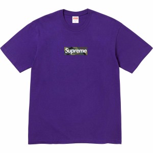 Supreme Box Logo Tee Tシャツ 紫 | JP-491806