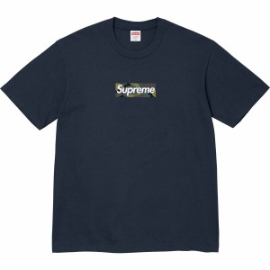 Supreme Box Logo Tee Tシャツ ネイビー | JP-974152