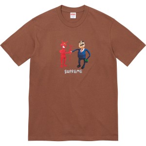 Supreme Business Tee Tシャツ ブラウン | JP-729630