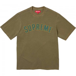 Supreme Cracked Arc S/S Top Tシャツ オリーブ | JP-845130