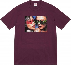 Supreme Eyewear Tee Tシャツ 紫 | JP-749512