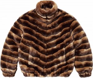 Supreme Faux Fur ジャケット ブラウン | JP-521049