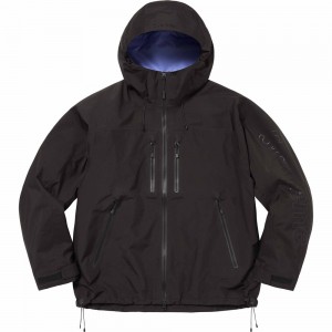 Supreme GORE-TEX Taped Seam Shell ジャケット 黒 | JP-920458