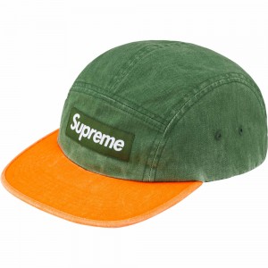 Supreme Pigment 2-Tone Camp キャップ 緑 | JP-194630