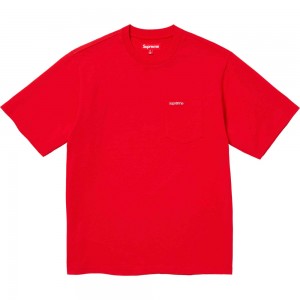 Supreme S/S Pocket Tee Tシャツ 赤 | JP-416073