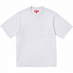 Supreme S/S Pocket Tee Tシャツ グレー | JP-547391