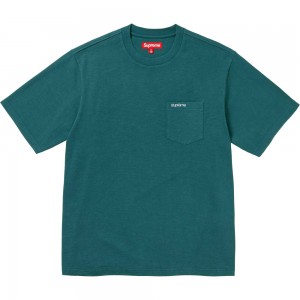 Supreme S/S Pocket Tee Tシャツ ターコイズ | JP-671934