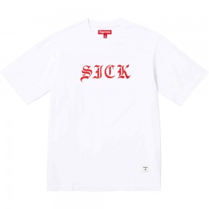 Supreme Sick S/S Top Tシャツ 白 | JP-794035