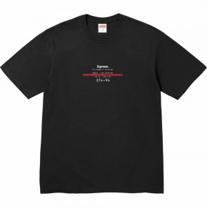 Supreme Standard Tee Tシャツ 黒 | JP-128957