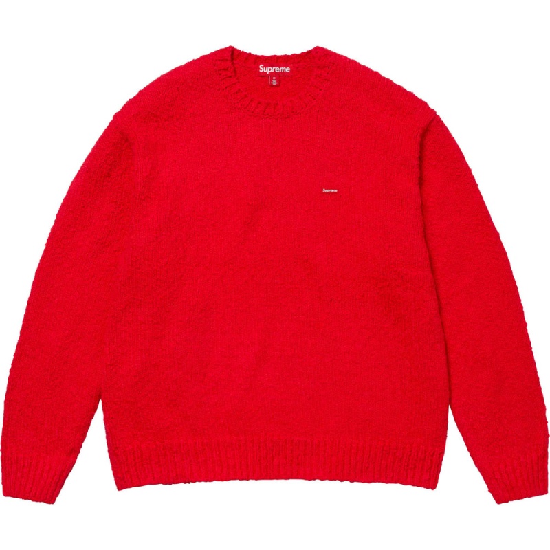 Supreme Bouclé Small Box セーター 赤 | JP-703512