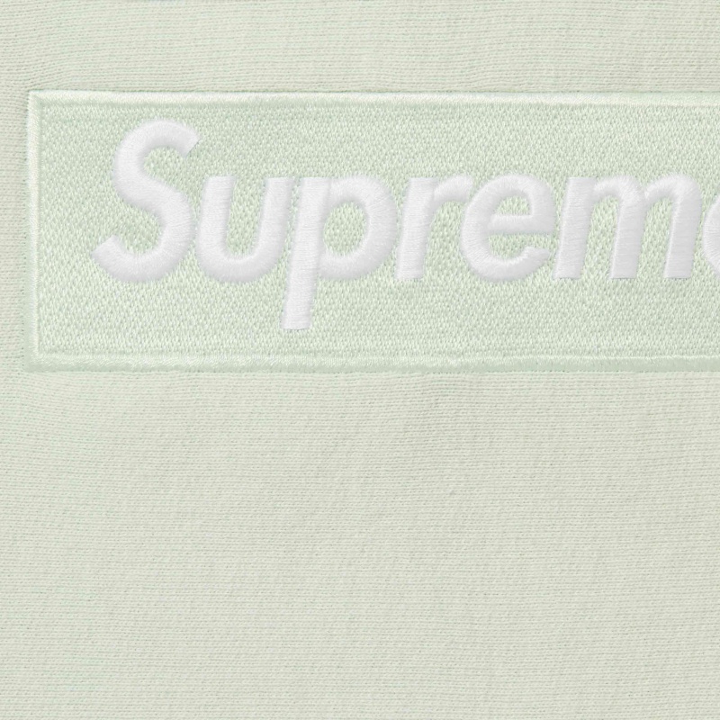 Supreme Box Logo Hooded トレーナー ライト緑 | JP-174298