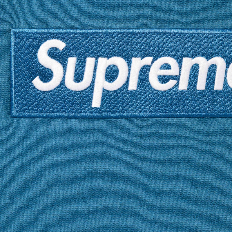 Supreme Box Logo Hooded トレーナー 青 | JP-673042