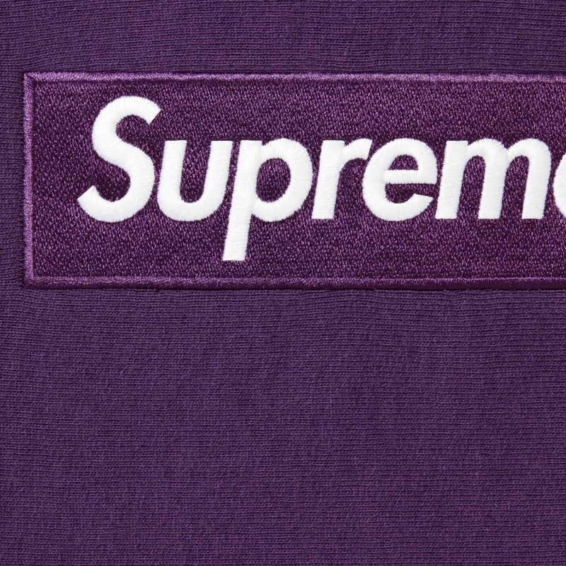 Supreme Box Logo Hooded トレーナー 紫 | JP-958206