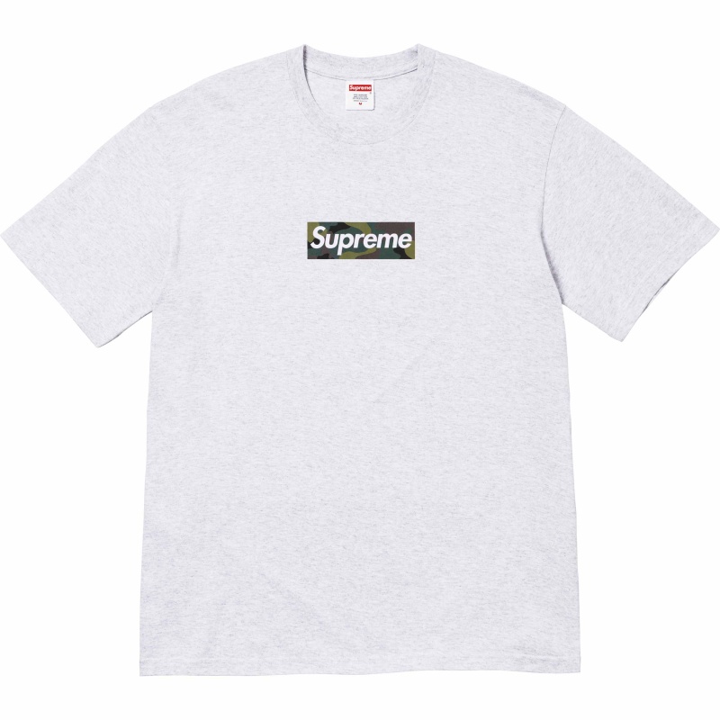 Supreme Box Logo Tee Tシャツ グレー | JP-430572