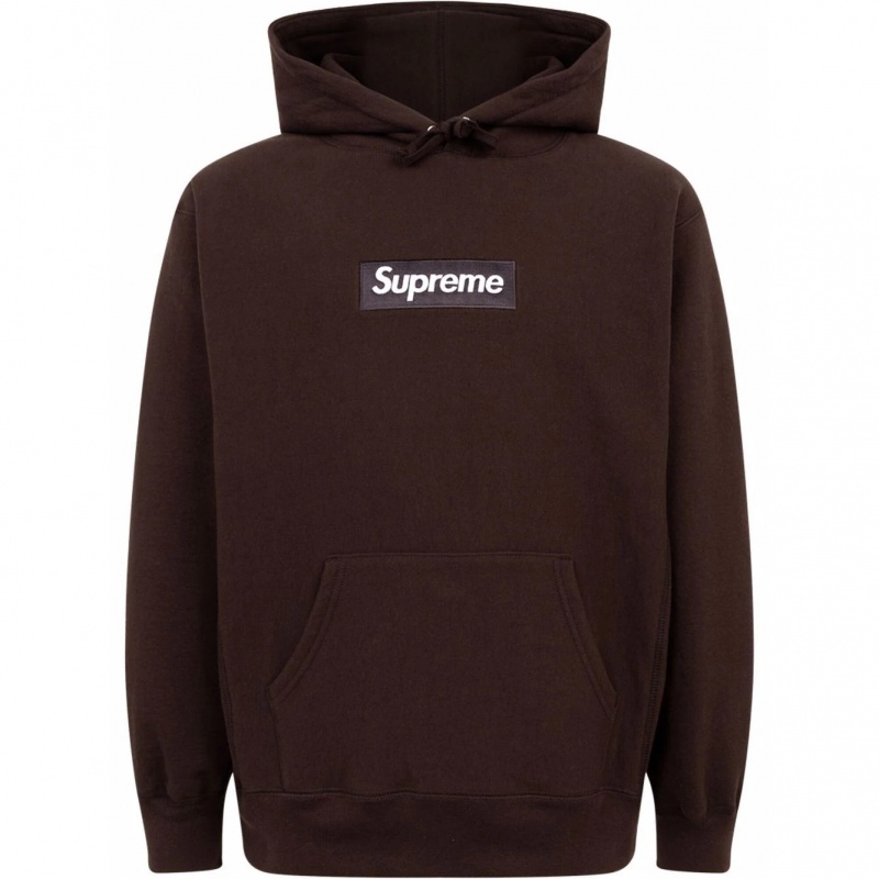 Supreme Box Logo パーカー ブラウン | JP-802415