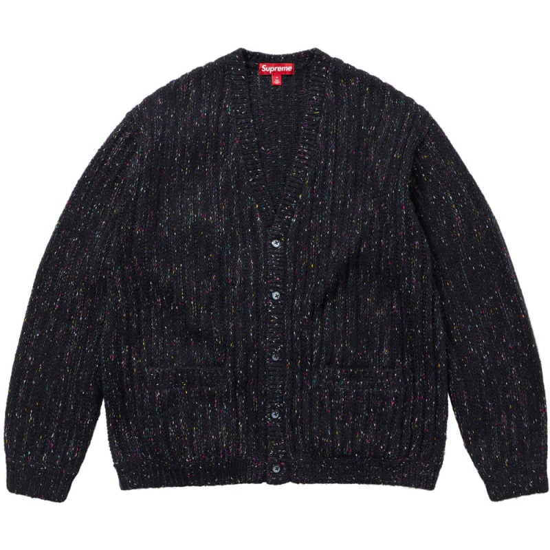 Supreme Confetti Cardigan セーター 黒 | JP-283690