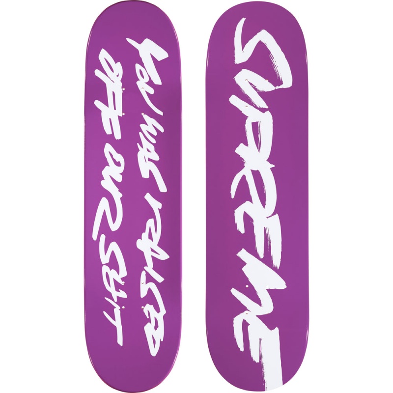 Supreme Futura Skateboard アクセサリー 紫 | JP-193605