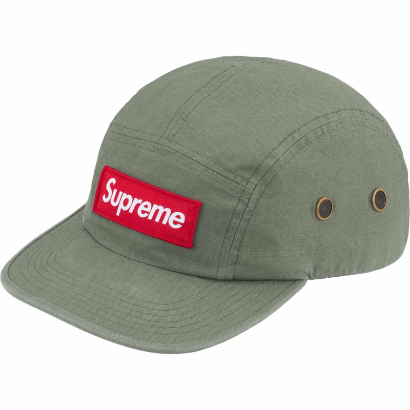 Supreme Military Camp キャップ オリーブ | JP-538021