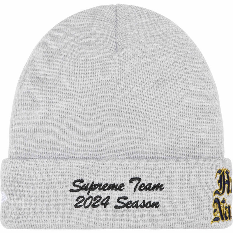 Supreme New Era® Salvation Beanie ビーニー グレー | JP-318724