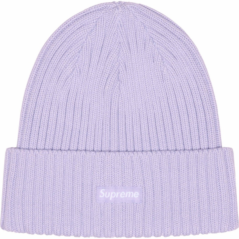 Supreme Overdyed Beanie ビーニー ラベンダー | JP-097423