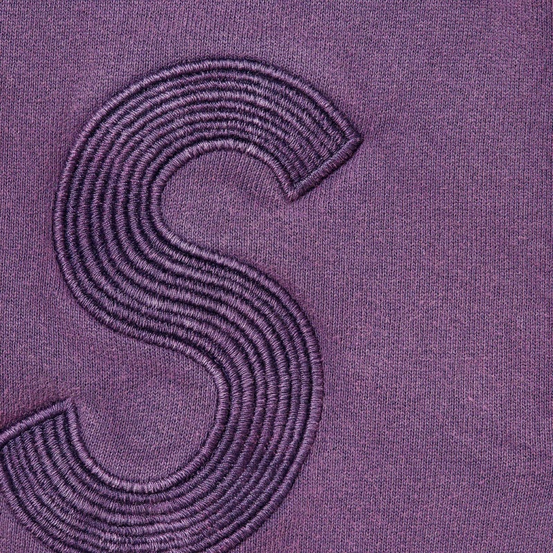 Supreme Overdyed S Logo スウェットパンツ 紫 | JP-740169