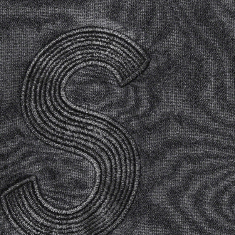 Supreme Overdyed S Logo スウェットパンツ 黒 | JP-924760