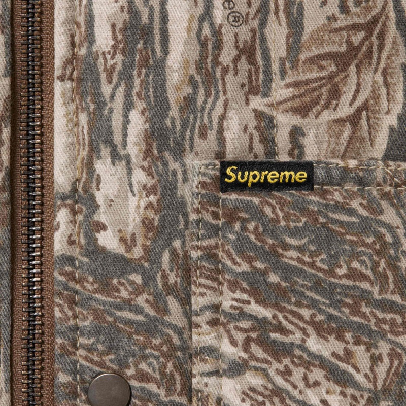 Supreme RealTree® Reversible キルティング 作業 ジャケット 迷彩 | JP-503942