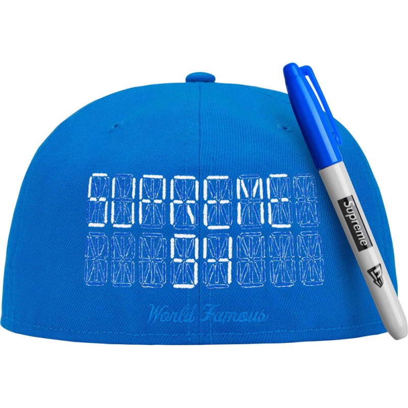 Supreme Sharpie® Box Logo New Era® キャップ 青 | JP-537184