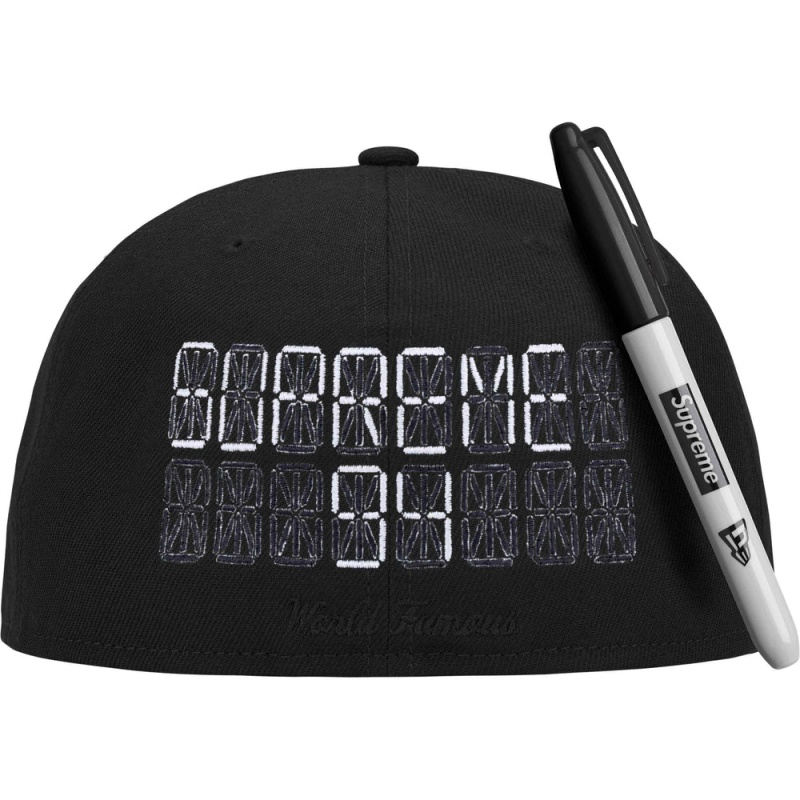Supreme Sharpie® Box Logo New Era® キャップ 黒 | JP-807564