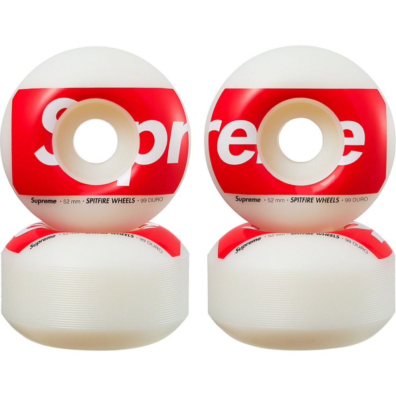 Supreme Spitfire® Shop Wheels (Set of 4) アクセサリー 白 | JP-634125