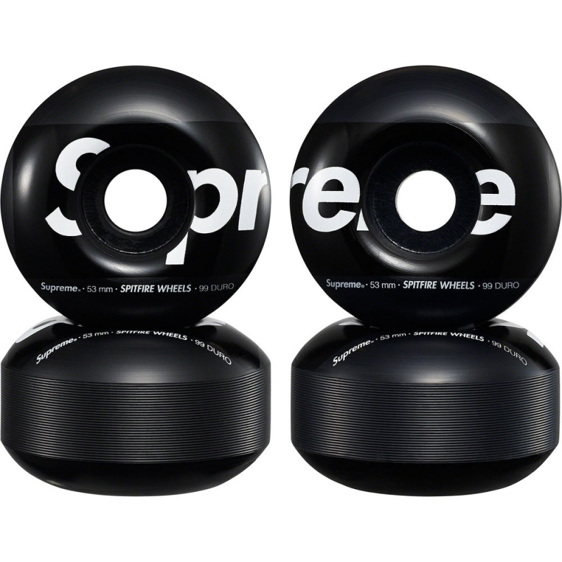 Supreme Spitfire® Shop Wheels (Set of 4) アクセサリー 黒 | JP-034192