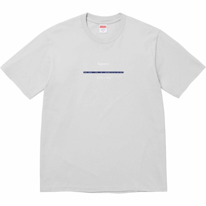 Supreme Standard Tee Tシャツ グレー | JP-504963