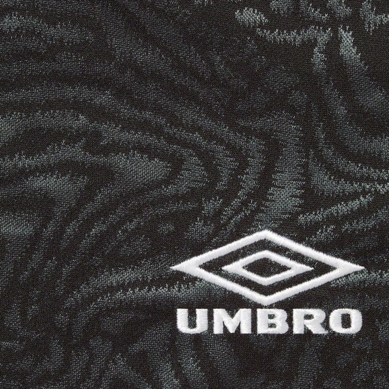 Supreme Umbro Jacquard Animal Print Soccer ショーツ 黒 | JP-201835