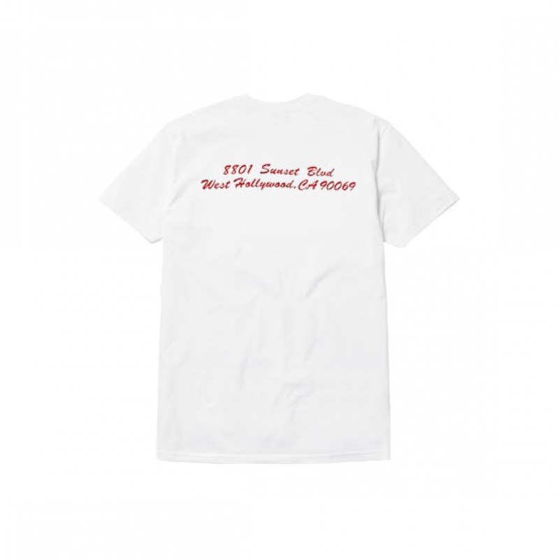 Supreme West Hollywood Box Logo Tee Tシャツ 白 | JP-486570